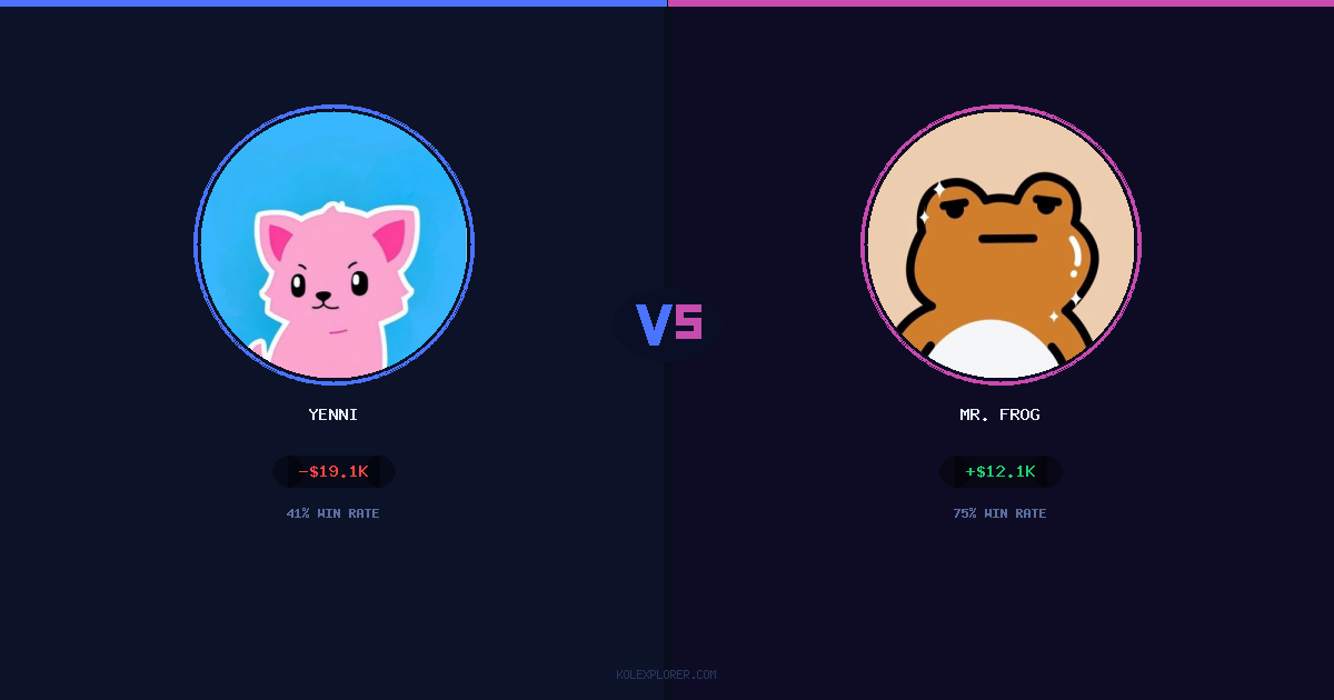 Yenni vs Mr. Frog preview