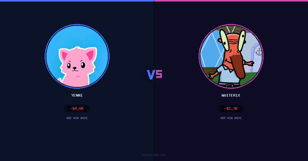 Yenni vs Waiter1x preview