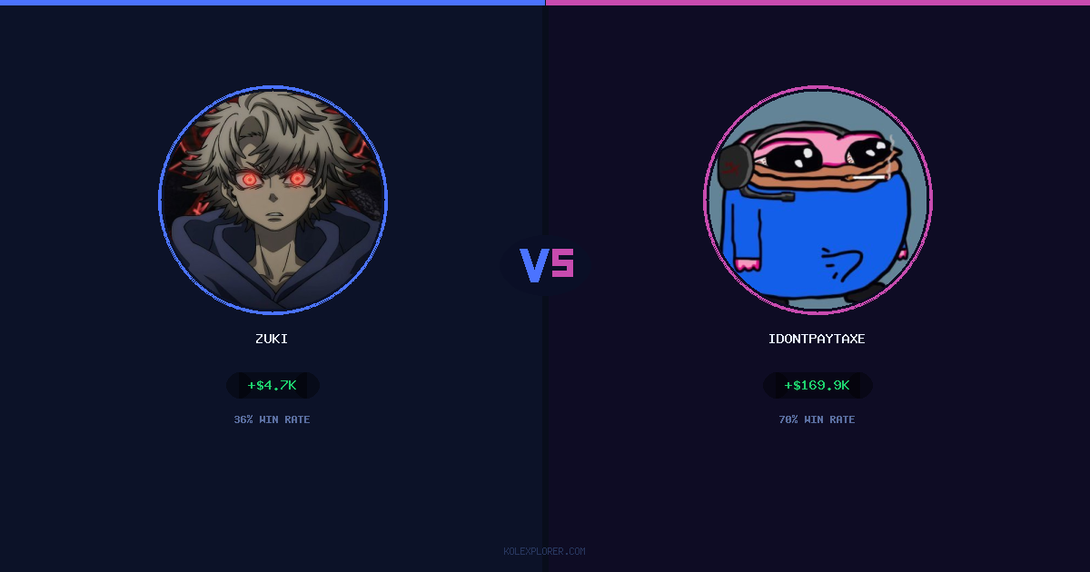 Zuki vs IdontPayTaxes preview