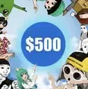 $500
