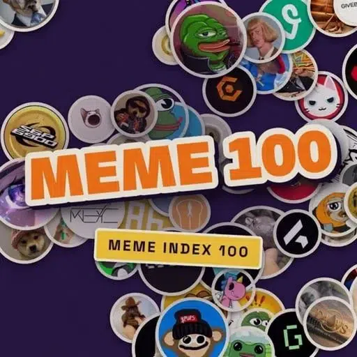 $MEME100 token logo