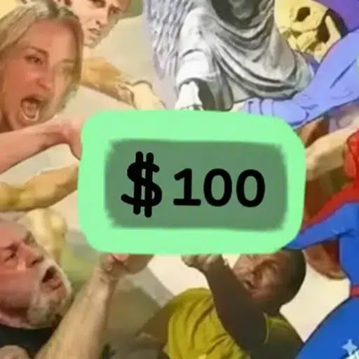 $100