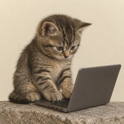 kol — kitten on laptop Solana token traded by KOLs