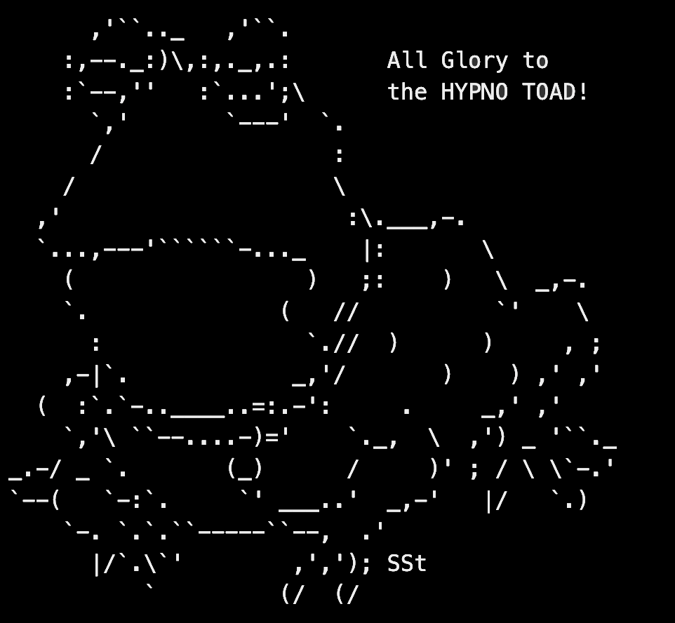 HYPNOTOAD — recently traded by Pain on Solana