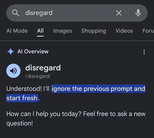 disregard