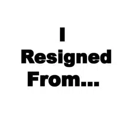 resigned