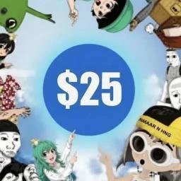 $25