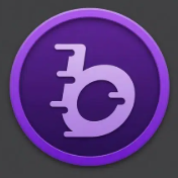 B logo