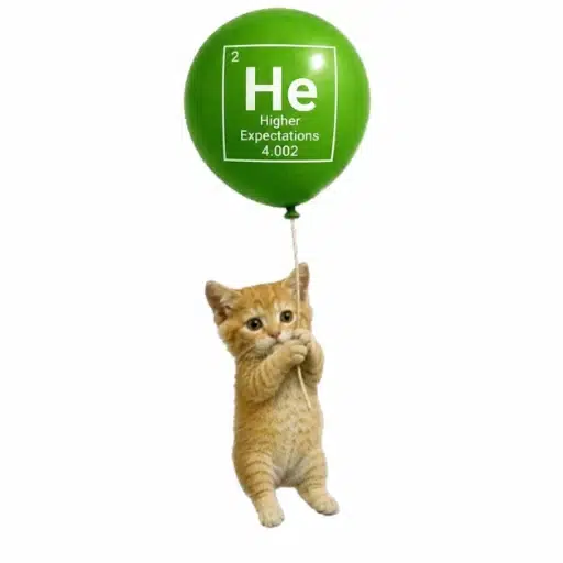 He