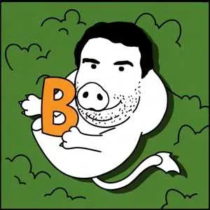 B